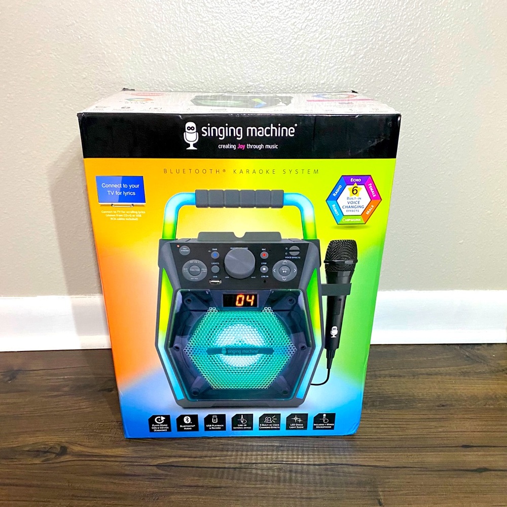 Bluetooth karaoke machine